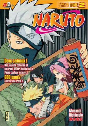 Couverture du manga Naruto – grand livre d’Uzumaki Tome 2