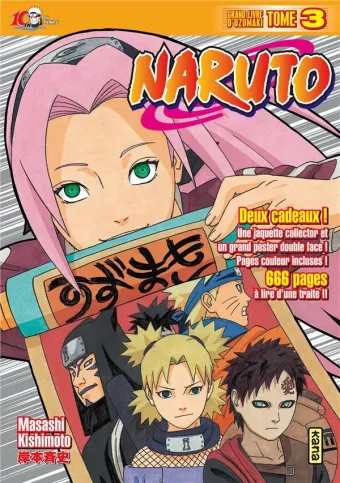 Couverture du manga Naruto – grand livre d’Uzumaki Tome 3