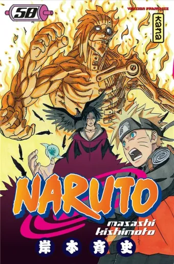 Couverture du manga Naruto Tome 58, « Naruto vs Hitachi !! »