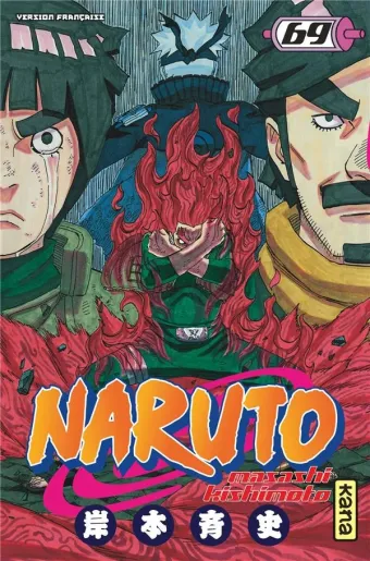 Couverture du manga Naruto Tome 69, « Un printemps écarlate »