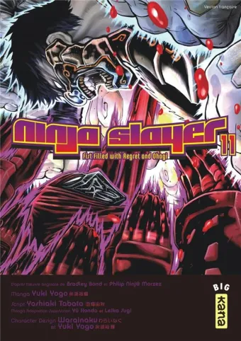 Couverture du manga Ninja slayer Tome 11, « Fist filled with regret and ohagi »