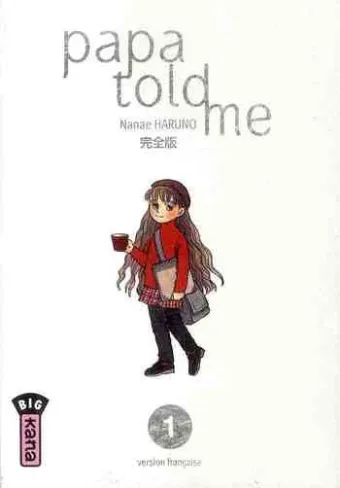 Couverture du manga Papa told me Tome 1