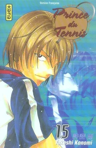 Couverture du manga Prince du tennis Tome 15, « Le duo Inui-Kaidô »