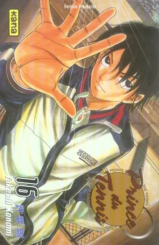 Couverture du manga Prince du tennis Tome 16, « Le prince du tennis »