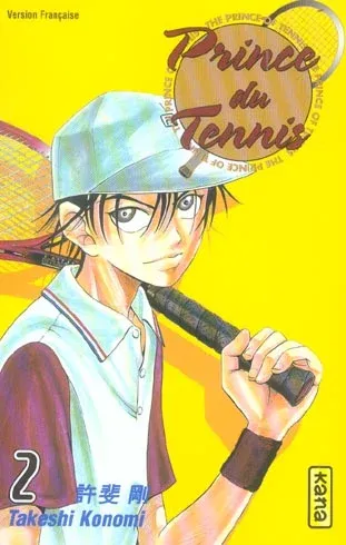 Couverture du manga Prince du tennis Tome 2, « Les crochets de la vipère »
