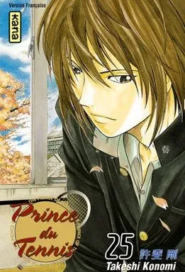 Couverture du manga Prince du tennis Tome 25, « Le sourire de Fuji »