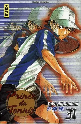 Couverture du manga Prince du tennis Tome 31, « Supercherie ?! Kikumaru en simple »