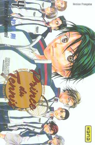 Couverture du manga Prince du tennis Tome 4, « Fudômine, les soldats noirs »
