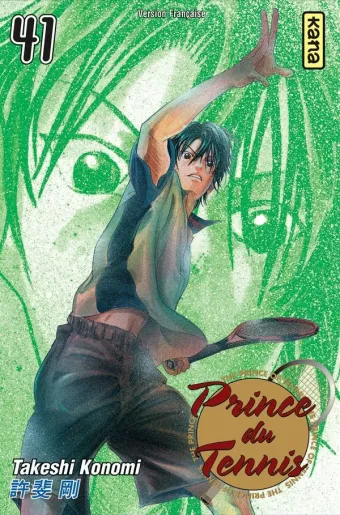Couverture du manga Prince du tennis Tome 41, « La dernière bataille ! Le prince du tennis contre l'enfant divin »