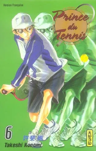 Couverture du manga Prince du tennis Tome 6, « Graine de champion »