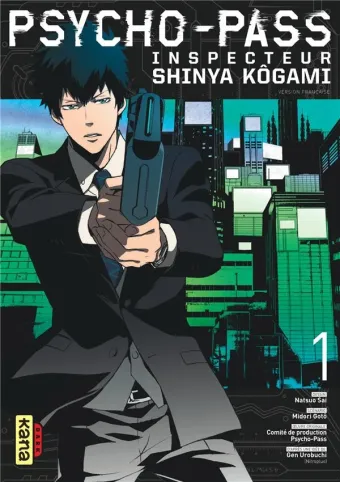 Couverture du manga Psycho-pass – inspecteur Shinya Kôgami Tome 1