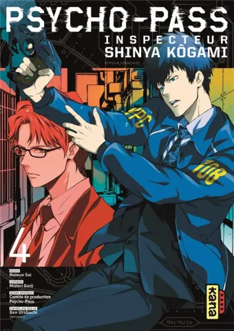Couverture du manga Psycho-pass – inspecteur Shinya Kôgami Tome 4