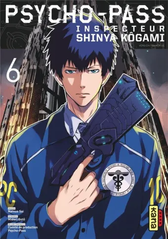 Couverture du manga Psycho-pass – inspecteur Shinya Kôgami Tome 6