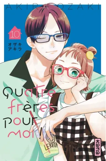 Couverture du manga Quatre frères pour moi ! Tome 10