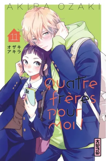 Couverture du manga Quatre frères pour moi ! Tome 11