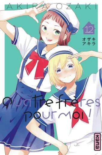 Couverture du manga Quatre frères pour moi ! Tome 12