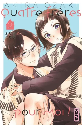 Couverture du manga Quatre frères pour moi ! Tome 2