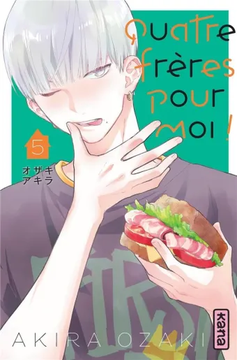 Couverture du manga Quatre frères pour moi ! Tome 5