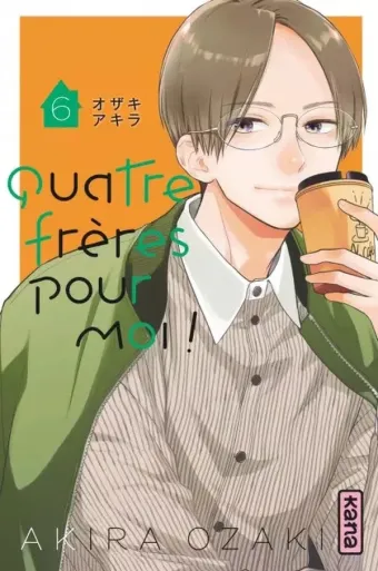 Couverture du manga Quatre frères pour moi ! Tome 6