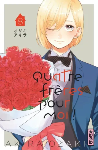 Couverture du manga Quatre frères pour moi ! Tome 8