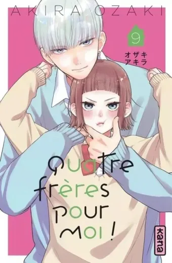 Couverture du manga Quatre frères pour moi ! Tome 9