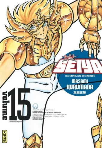 Couverture du manga Saint Seiya – les chevaliers du Zodiaque Tome 15