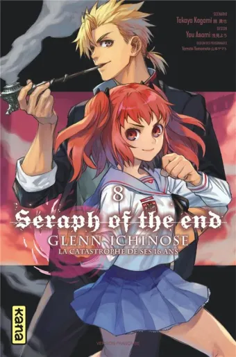 Couverture du manga Seraph of the end – Glenn Ichinose, la catastrophe de ses 16 ans Tome 8
