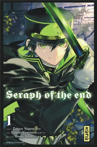 Couverture du manga Seraph of the end Tome 1