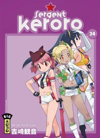 Couverture du manga Sergent Keroro Tome 24