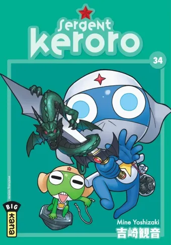Couverture du manga Sergent Keroro Tome 34
