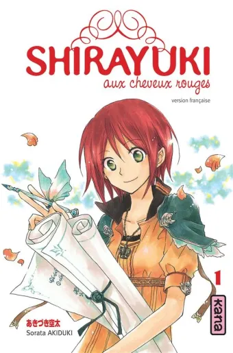 Couverture du manga Shirayuki aux cheveux rouges Tome 1