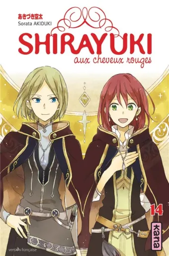 Couverture du manga Shirayuki aux cheveux rouges Tome 14