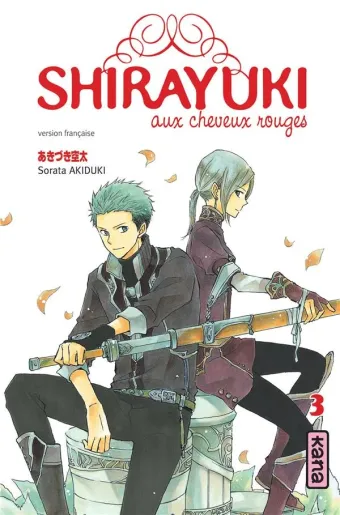 Couverture du manga Shirayuki aux cheveux rouges Tome 3