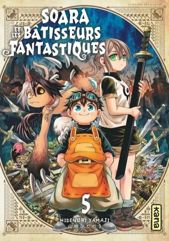 Couverture du manga Soara et les bâtisseurs fantastiques Tome 5