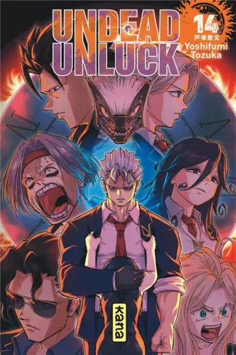 Couverture du manga Undead unluck Tome 14