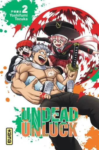 Couverture du manga Undead unluck Tome 2