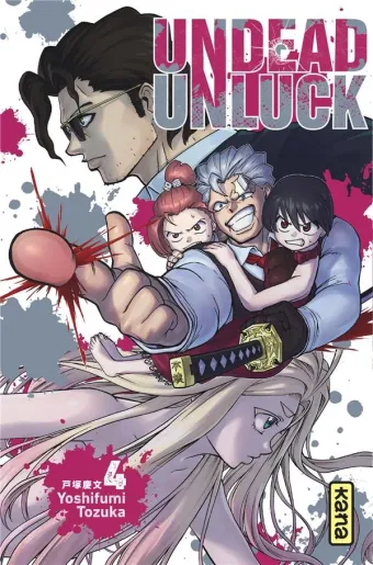 Couverture du manga Undead unluck Tome 4