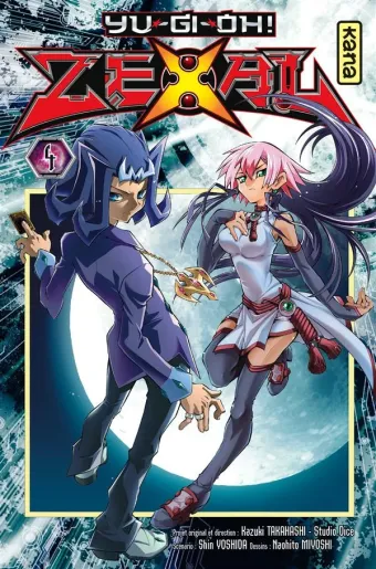 Couverture du manga Yu-Gi-Oh ! Zexal Tome 4, « La messagère de la lune !! »