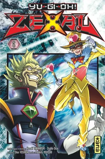 Couverture du manga Yu-Gi-Oh ! Zexal Tome 6, « Les péchés révélés »