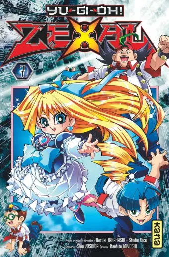 Couverture du manga Yu-Gi-Oh ! Zexal Tome 7, « Le point de vie de la dernière chance !! »