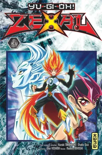 Couverture du manga Yu-Gi-Oh ! Zexal Tome 9, « Toucher les étoiles !! »
