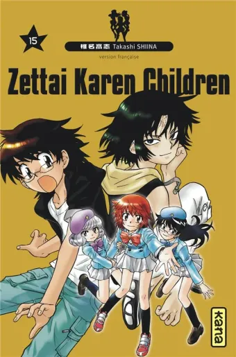 Couverture du manga Zettai Karen children Tome 15