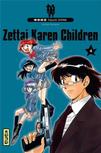 Couverture du manga Zettai Karen children Tome 4
