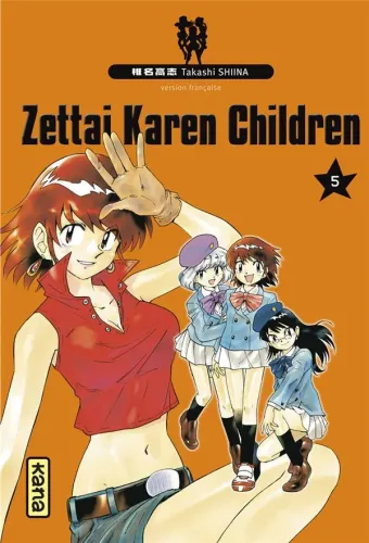 Couverture du manga Zettai Karen children Tome 5