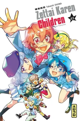 Couverture du manga Zettai Karen children Tome 63