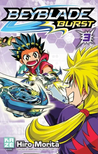 Couverture du manga Beyblade burst Tome 3