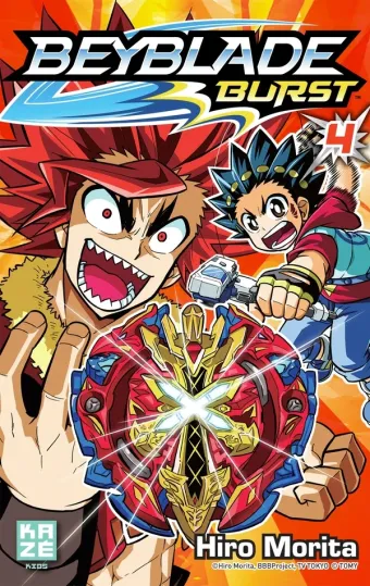 Couverture du manga Beyblade burst Tome 4