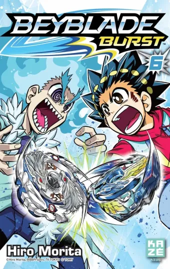 Couverture du manga Beyblade burst Tome 6