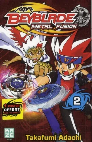 Couverture du manga Beyblade metal fusion Tome 2
