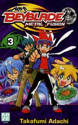 Couverture du manga Beyblade metal fusion Tome 3